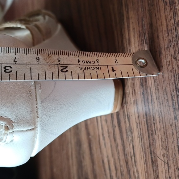 Patrizia By Spring Step Sparkling Ankle Wedge Sandals Shoes 40 (9) White - Picture 7 of 10